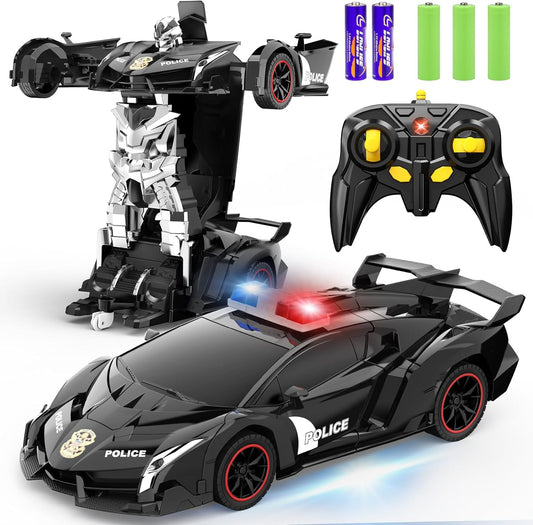 FDJ Auto a control remoto \u2013 Robot transformador de coche, un b...
