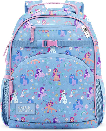 Simple Modern My Little Pony - Mochila infantil para escuela, niñas...