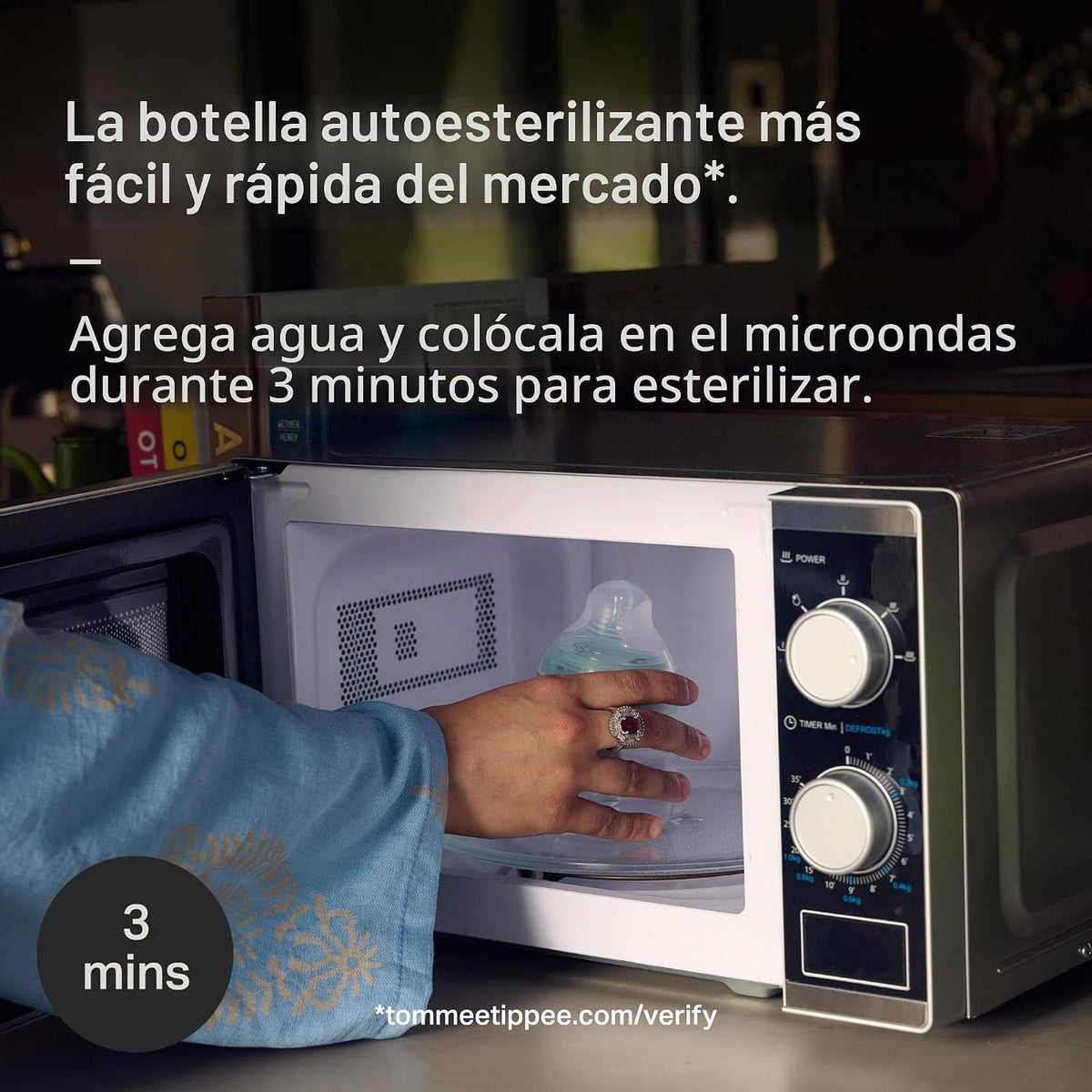 Tommee Tippee Natural Start - Biberones anticólicos sin BPA, 9 onza...