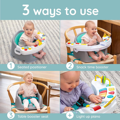 Infantino Music &amp; Lights Discovery Seat &amp; Booster, 3 en 1,...