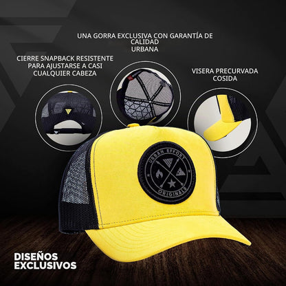 Urban Effort Trucker Hat para hombre – Gorra de béisbol con parte t...