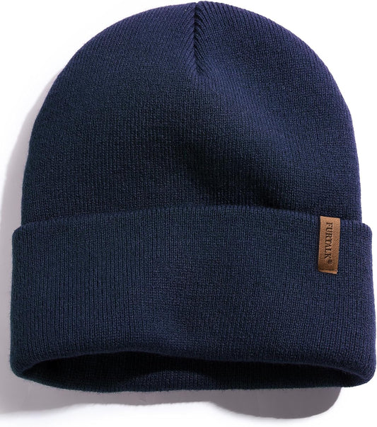 FURTALK Gorro para Hombres y Mujeres con Puños Tejido Grueso Unisex...
