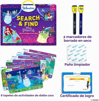 Skillmatics Search and Find - Princesa Disney, regalo de Navidad pa...