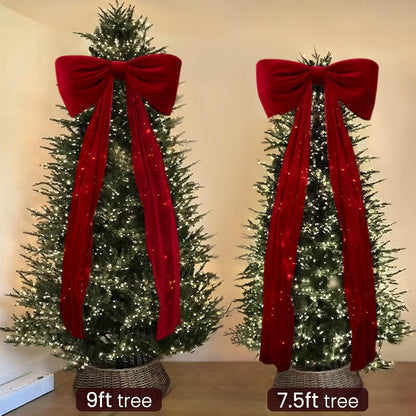 Decoraciones navideñas: lazos gigantes de 6 pies para decoración de...