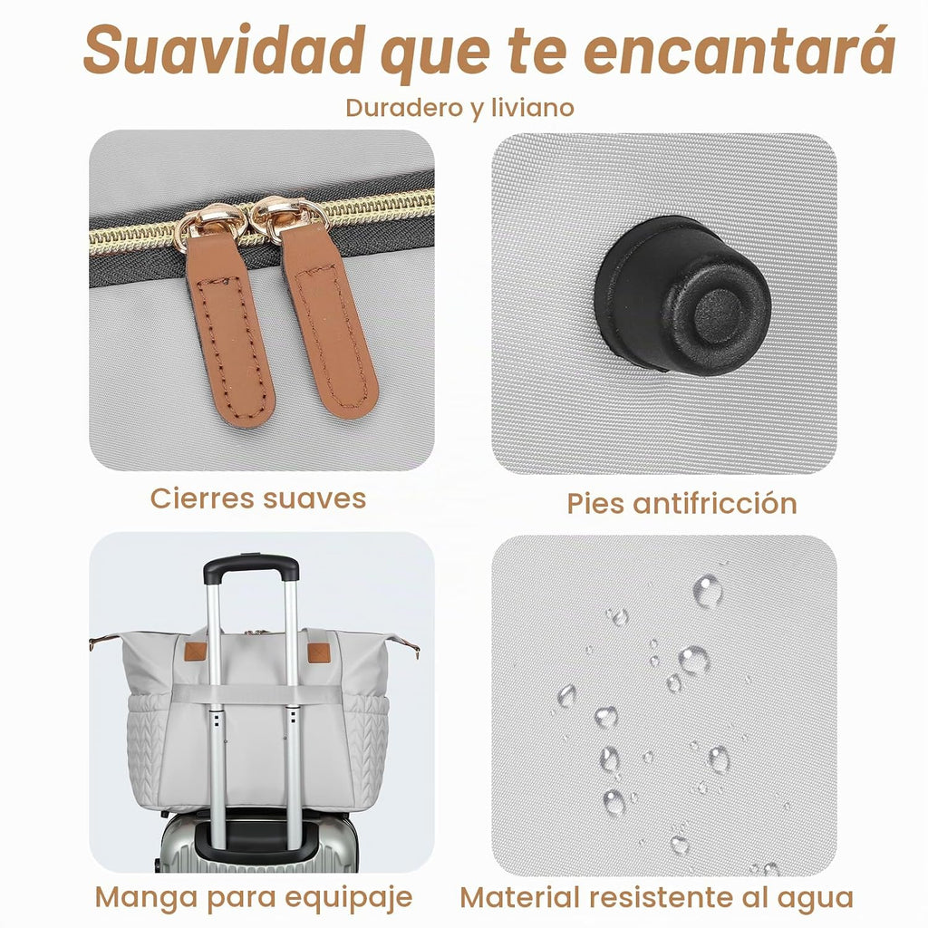 Tonyeee Bolsa de pañales, bolso grande del hospital del bebé para l...