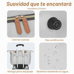 Tonyeee Bolsa de pañales, bolso grande del hospital del bebé para l...