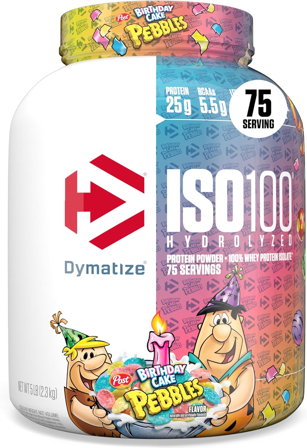 Dymatize Polvo de proteína ISO100, 100% aislado de suero de leche |...
