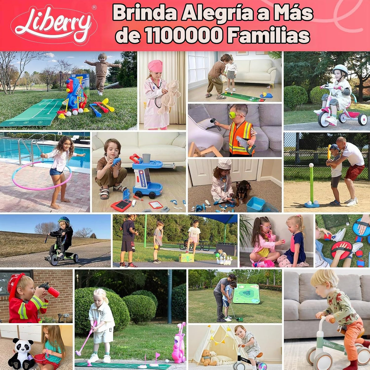 Liberry - Kit médico para niños pequeños, juguete para niñas y niño...