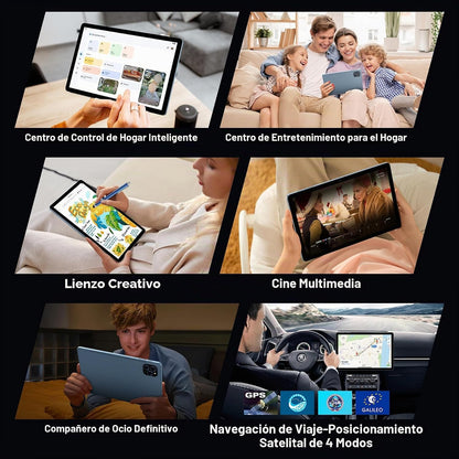 TABWEE Tableta, 11 pulgadas 2K Android 16 tabletas con teclado 24GB...
