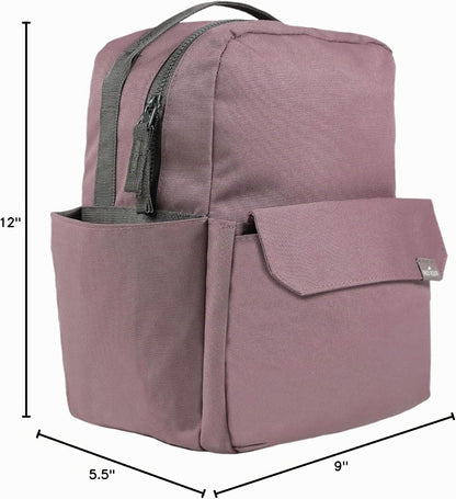 Mini Roo - Mochila para pañales, bolsa de bebé malva - 6 bolsillos...