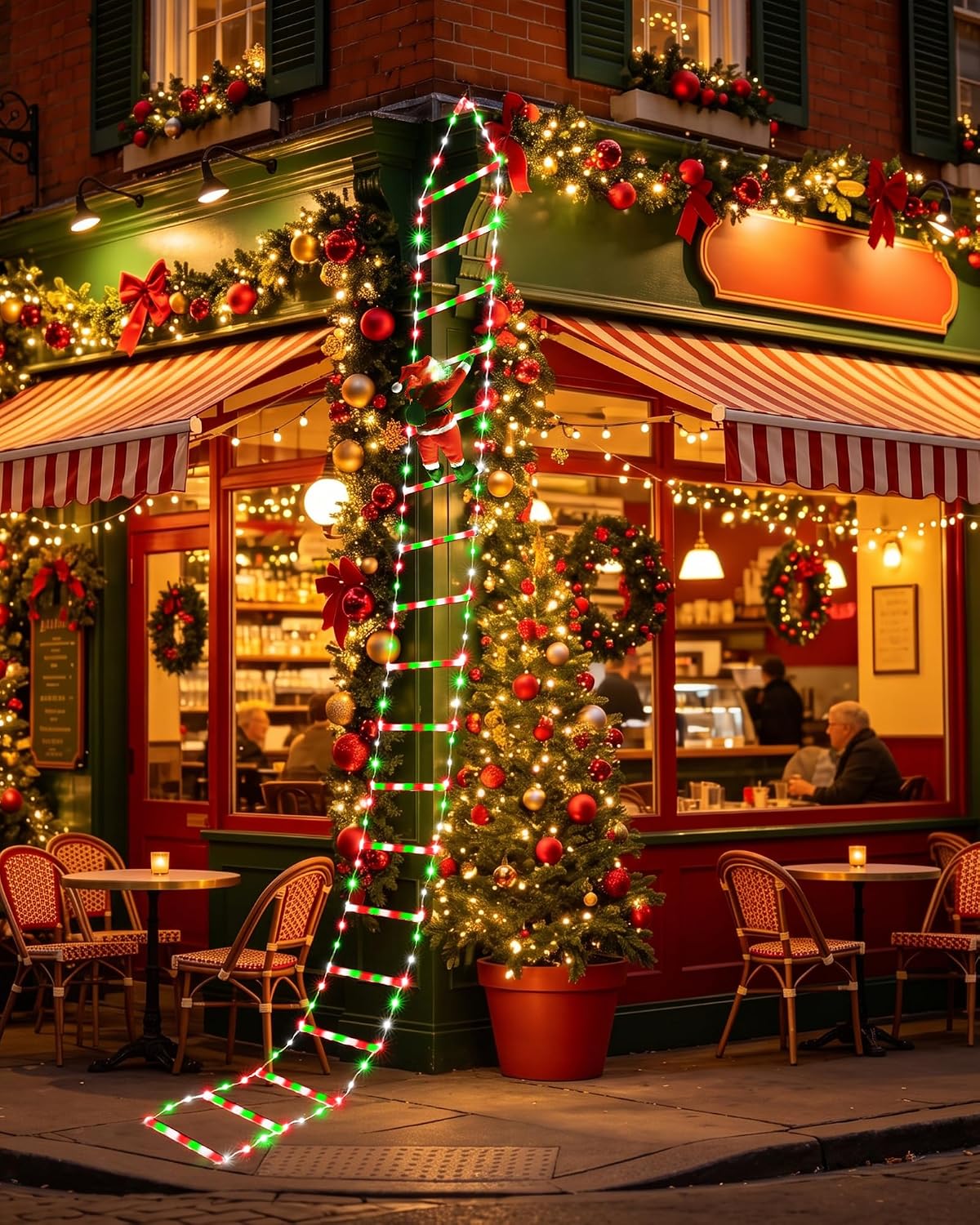 Toodour Luces LED de Navidad \u2013 Luces decorativas de Navidad de...