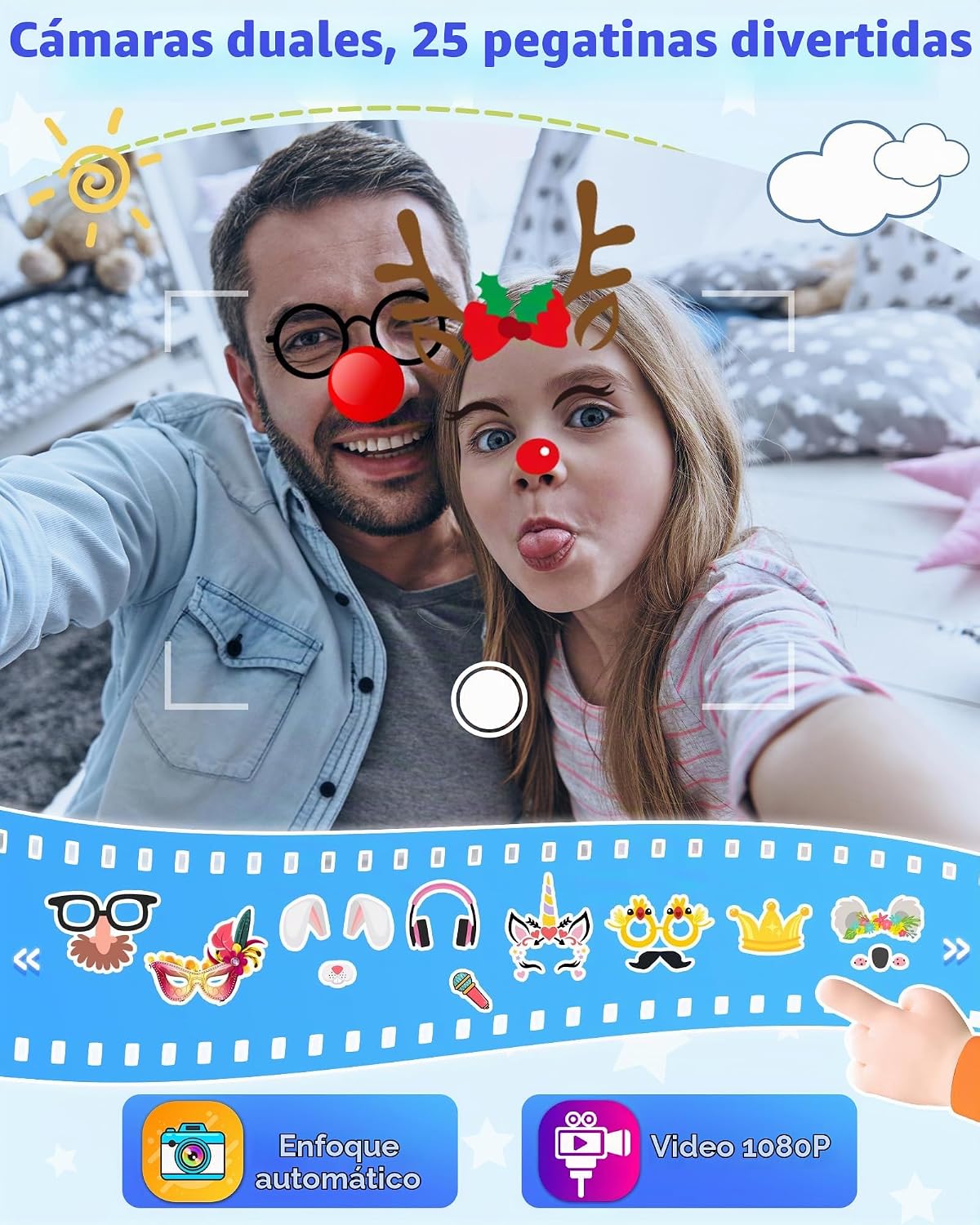 KOKODI Juguetes de teléfono inteligente para niños, pantalla táctil...