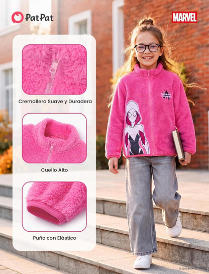 Disney Stitch Frozen Elsa Minnie Mickey - Chaqueta de forro polar p...