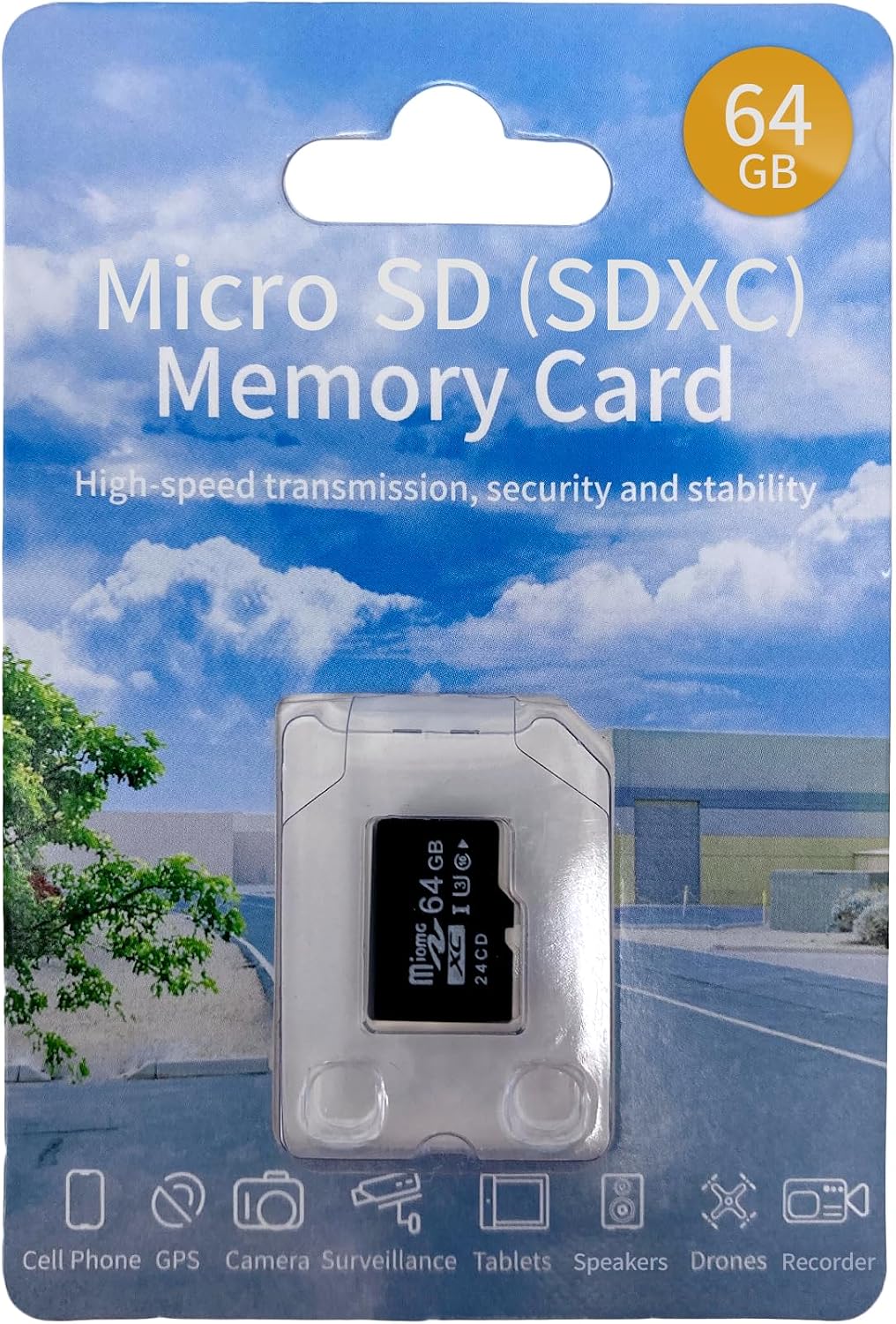 Falcon Drone y tarjeta micro SD de 64 gb