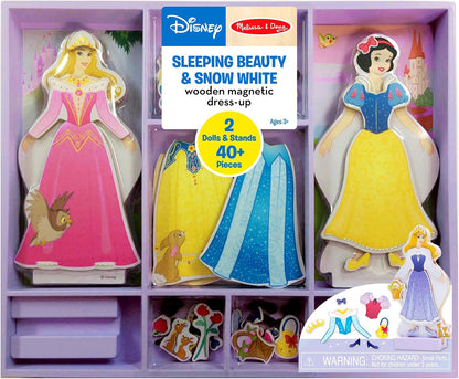 Juego de princesas de madera con vestidos magnéticos para vestirlas...