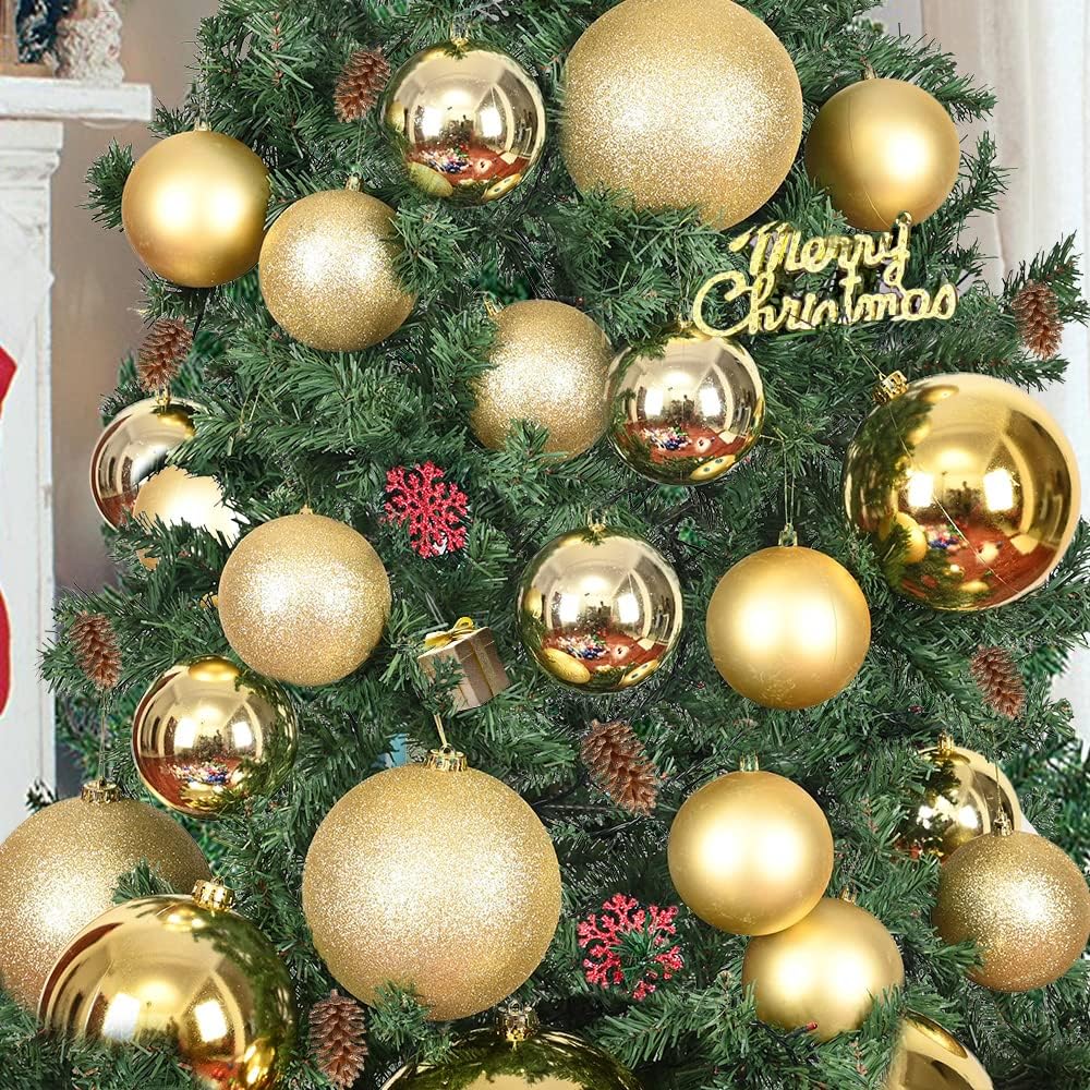 Benjia Adornos de Navidad de tamaño extra grande para exteriores, e...