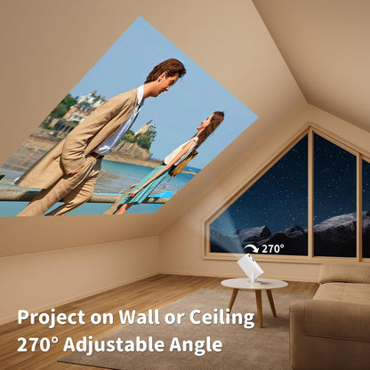 Mini proyector con soporte 4K, proyector portátil de corto alcance...