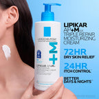 La Roche-Posay Lipikar AP+ - Crema hidratante triple reparadora, lo...