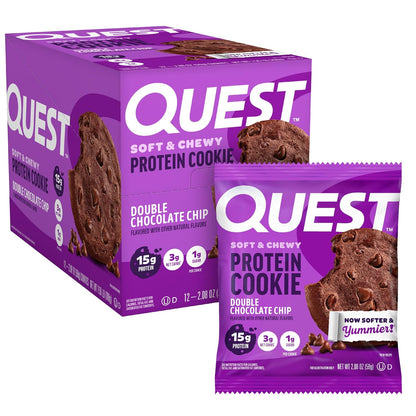 Quest Protein Cookie Mantequilla (doble chispa de chocolate) | 0.04...