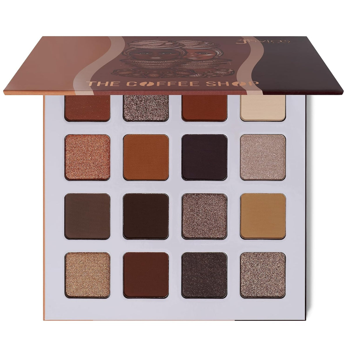 Paleta de sombras de ojos Juvia's Place Coffee Shop - 16 Pan Bu...