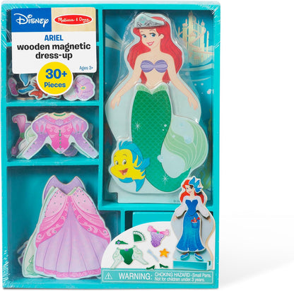 Melissa & Doug \u2013 Juego de disfraces de Ariel | 37 piezas, muñe...