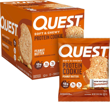 Quest Nutrition - Galletas de proteína de mantequilla de maní, 0.51...