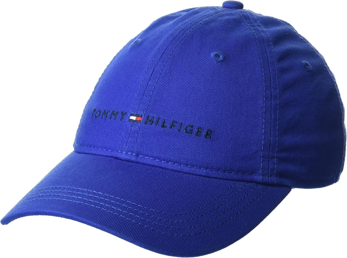 Tommy Hilfiger - Gorra de béisbol ajustable de algodón con logo par...