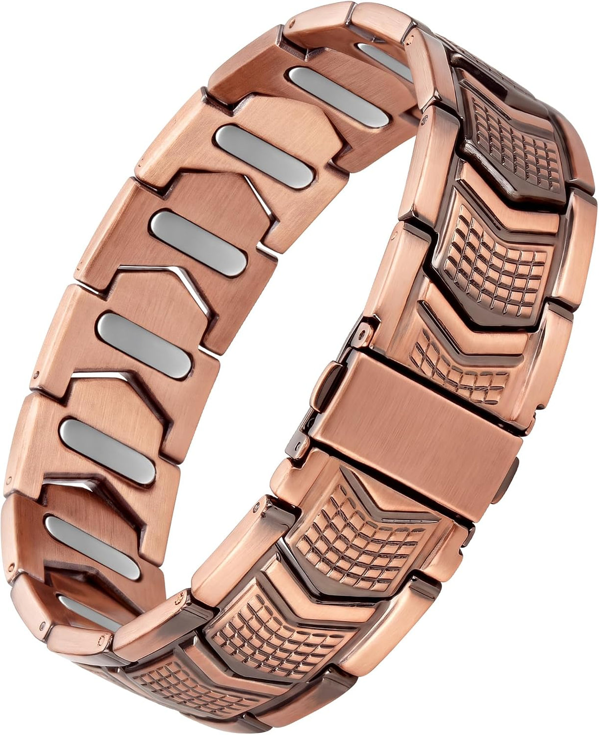 Pulsera de cobre para hombre Feraco, 3 veces más fuerte, pulseras m...