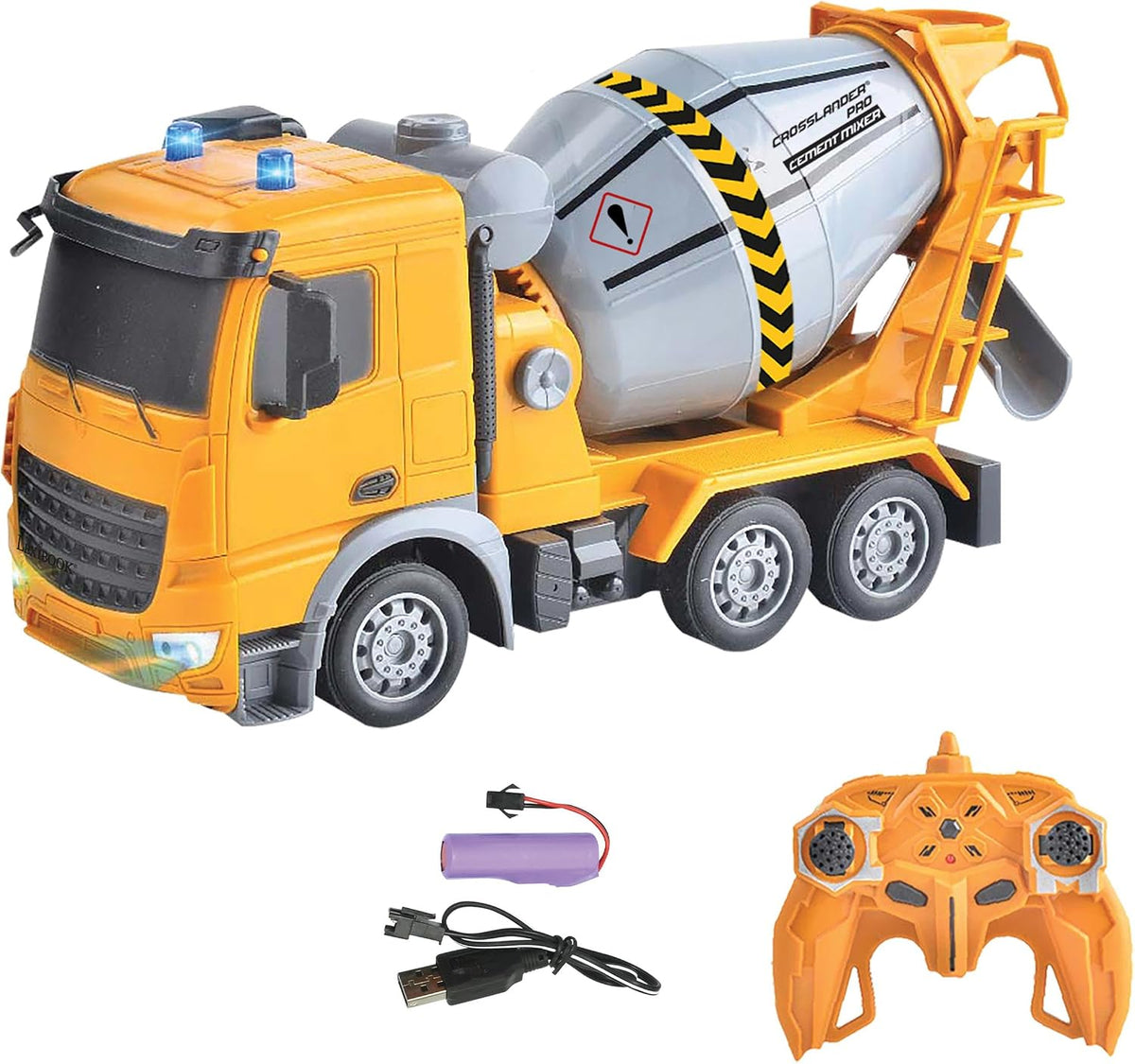 LEXiBOOK, Mezclador de concreto Crosslander RC, RCP15 | Tambor gira...