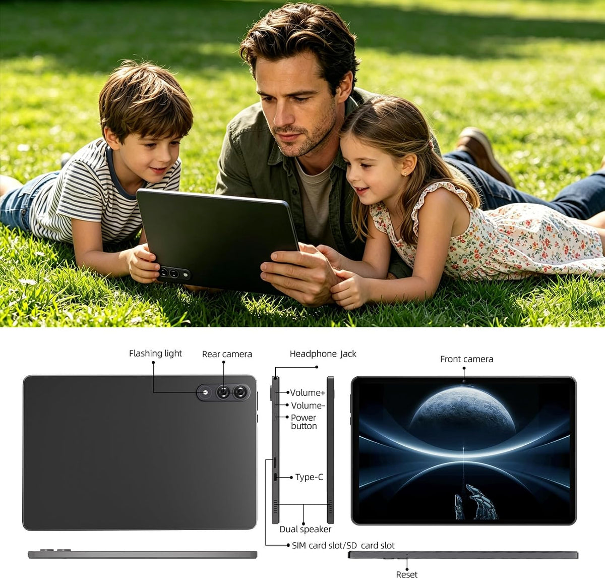 COTGOD Tablet Android 16 con Gemini AI, tabletas de 11 pulgadas con...