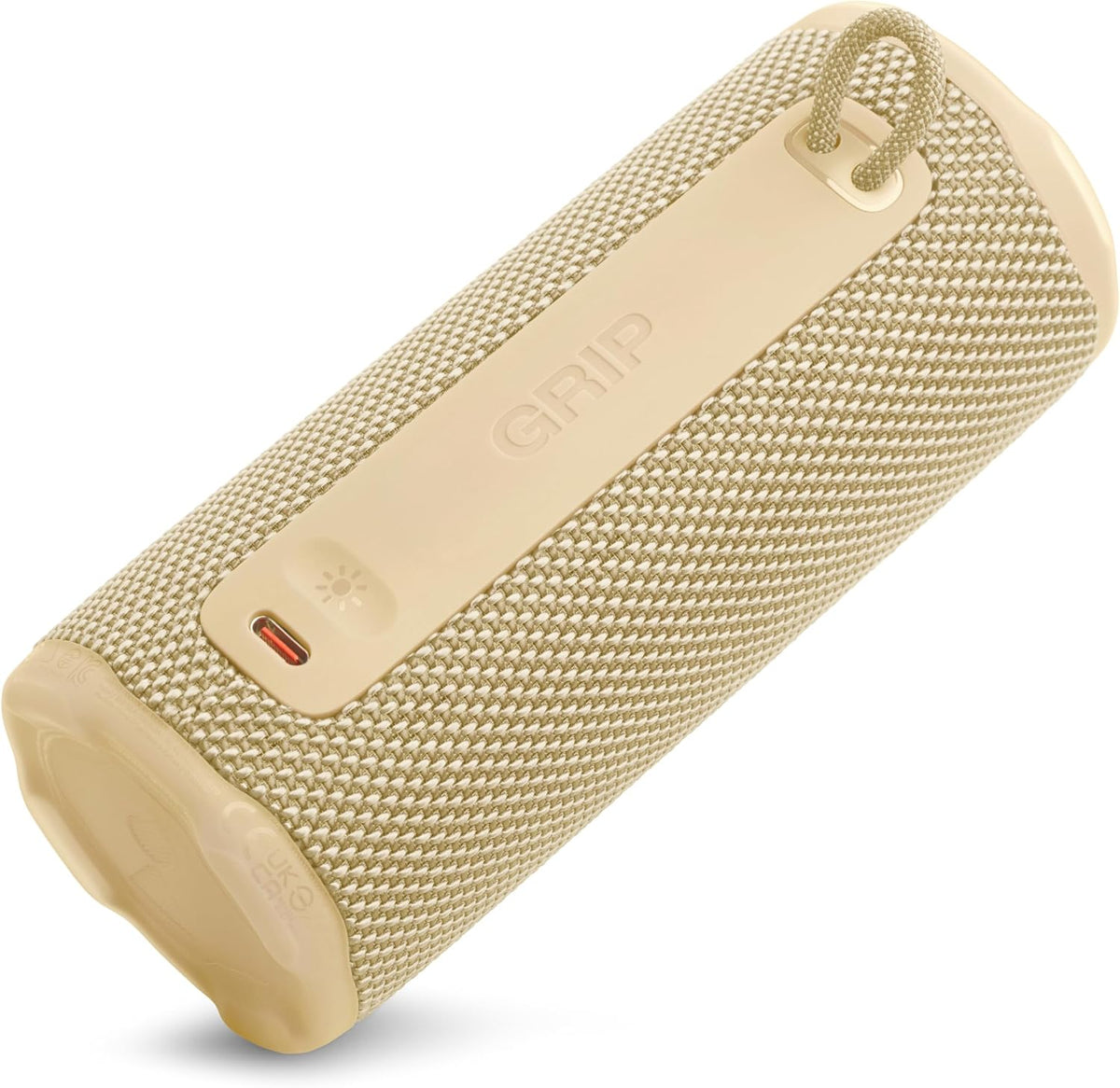 Altavoz Bluetooth portátil JBL Grip, resistente al agua, luz ambien...