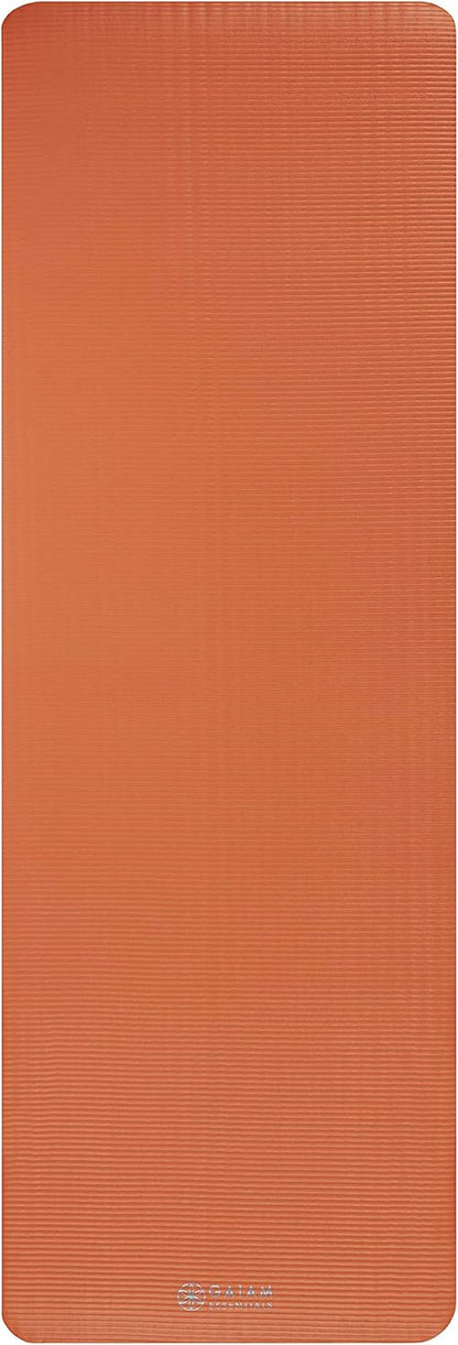 Gaiam Tapete de yoga grueso, esterilla de ejercicio y fitness con c...