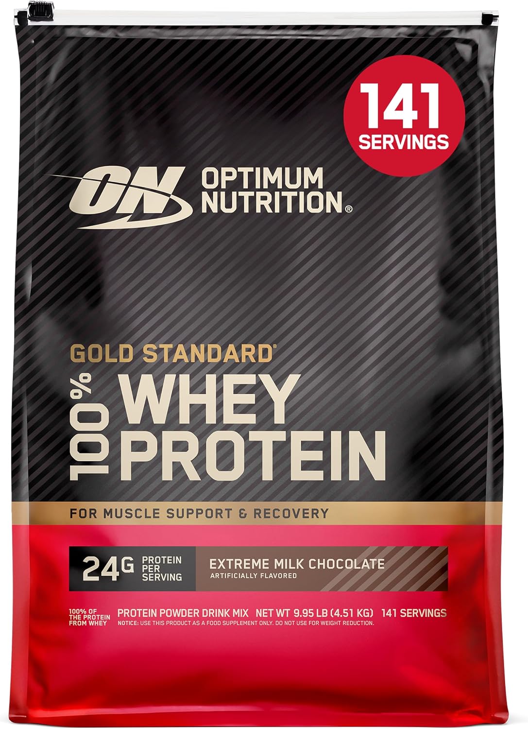 Optimum Nutrition Gold Standard 100% proteína de suero en polvo, ch...