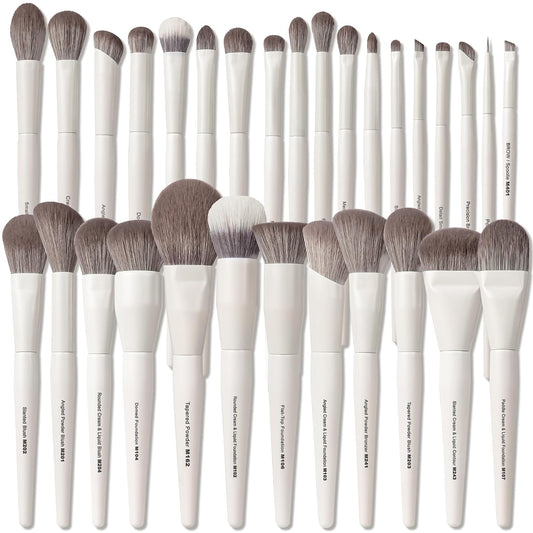 Vynestra Juego de 30 brochas de maquillaje de grado profesional con...