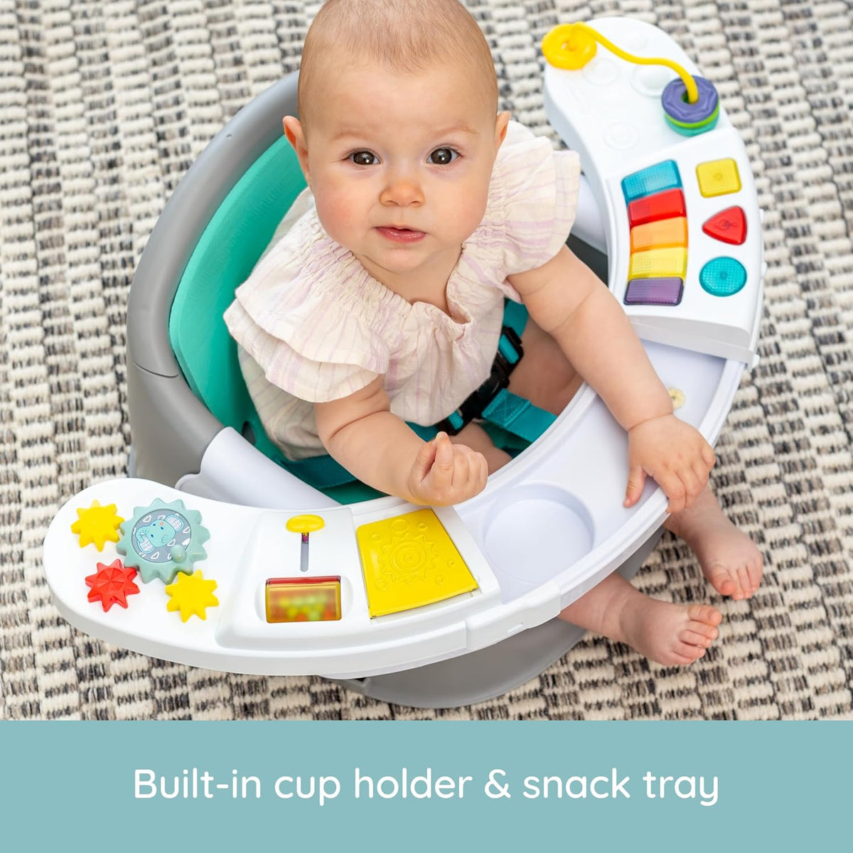 Infantino Music &amp; Lights Discovery Seat &amp; Booster, 3 en 1,...