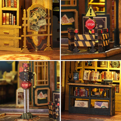 fifijoy Kit de casa de muñecas en miniatura, kits de casa pequeña,...