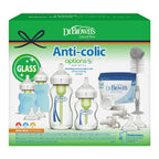Dr. Brown's Anti-Colic Options+ Juego de biberones de vidrio de...