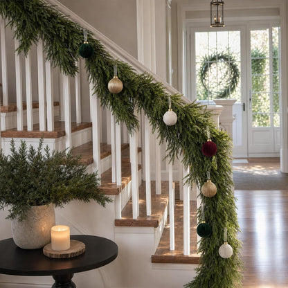 Adornos de bola de Navidad de 15 quilates, decoración de árbol de N...