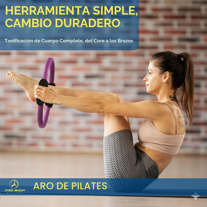 ProBody Pilates Círculo de Fitness \u2013 Anillo de Pilates de 14 P...