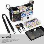 TOPDesign Organizador universal para cochecito de bebé con bolsa de...