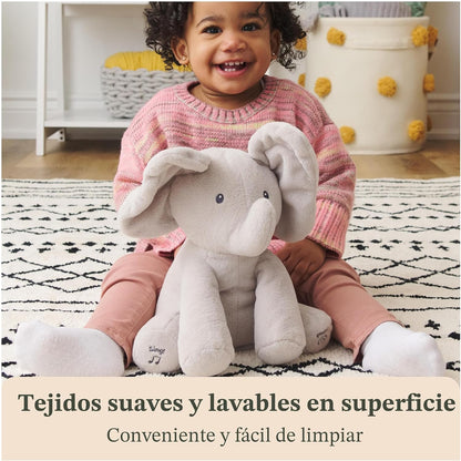 GUND Baby Flappy Elephant - Juguete musical animado interactivo de...