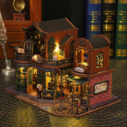 fifijoy Kit de casa de muñecas en miniatura, kits de casa pequeña,...