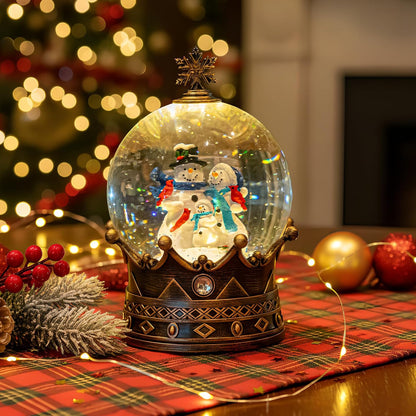 Decoraciones Navideñas de Globo de Nieve Iluminado, Linterna de Glo...