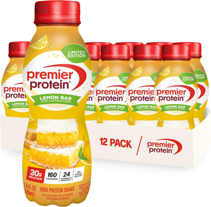 Premier Protein Edición Limitada Batido de 1.06 oz, barra de limón...