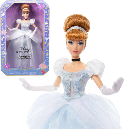 Mattel Disney Princesa Cenicienta Sparkling Collector Fashion Doll...