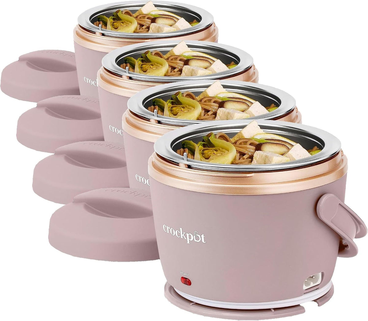 Fiambrera eléctrica Crock-Pot, calentador de alimentos portátil par...