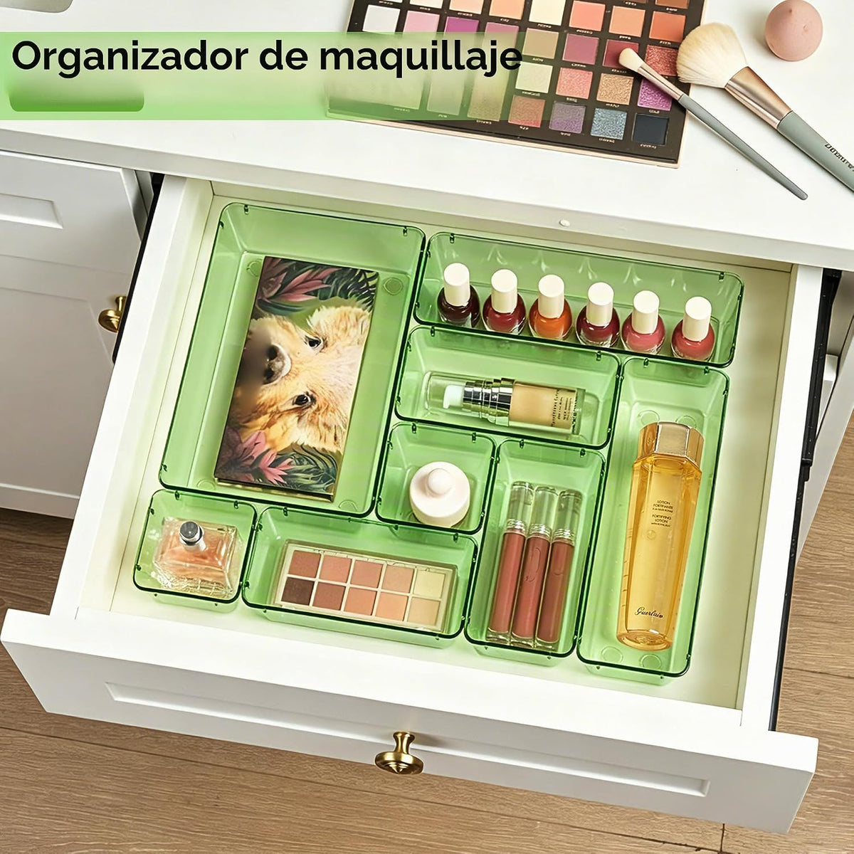 Vtopmart Paquete de 25 organizadores de cajones de plástico con | O...
