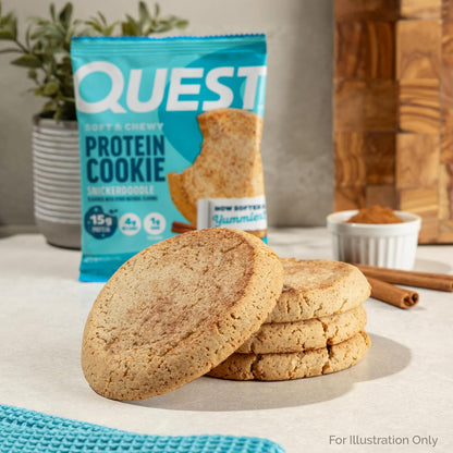 Quest Nutrition Snickerdoodle - Galleta de proteína, 0.53 oz de pro...