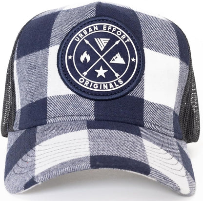 Urban Effort Trucker Hat para hombre – Gorra de béisbol con parte t...