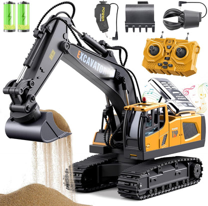 Juguetes teledirigidos del excavador 3-en-1, camión de la construcc...